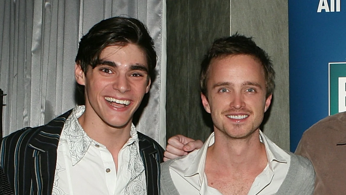 RJ Mitte y Aaron Paul RJ Mitte y Aaron Paul
