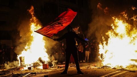 Protestas por la educaci&oacute;n en Albania