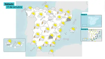 Mapa del sábado Mapa del sábado