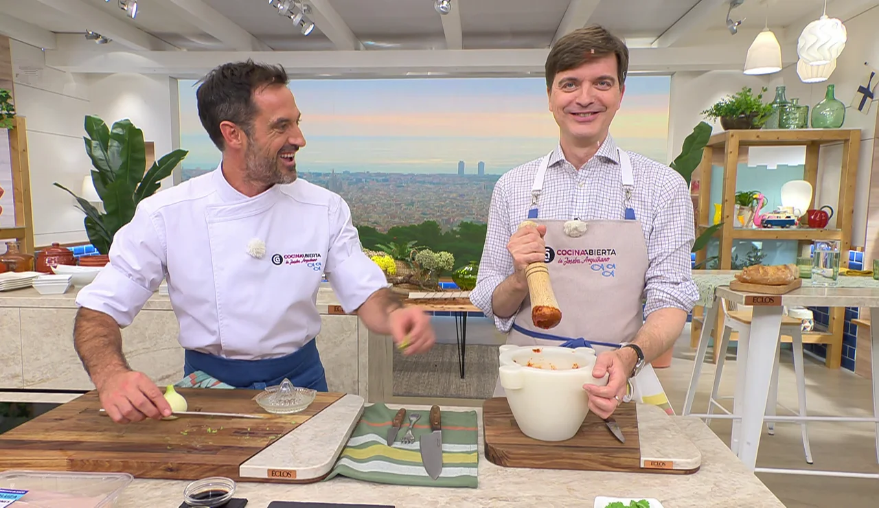 Marc Giró en Cocina abierta de Joseba Arguiñano