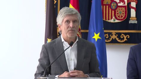 Marlaska desmiente la presencia de una segunda fragata marroqu&iacute; en aguas de Ceuta d&iacute;as despu&eacute;s de la visita de los Reyes 