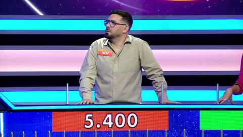 Jose en La ruleta de la suerte noche