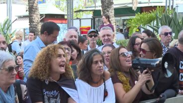 Abucheos ante la llegada de Marlaska