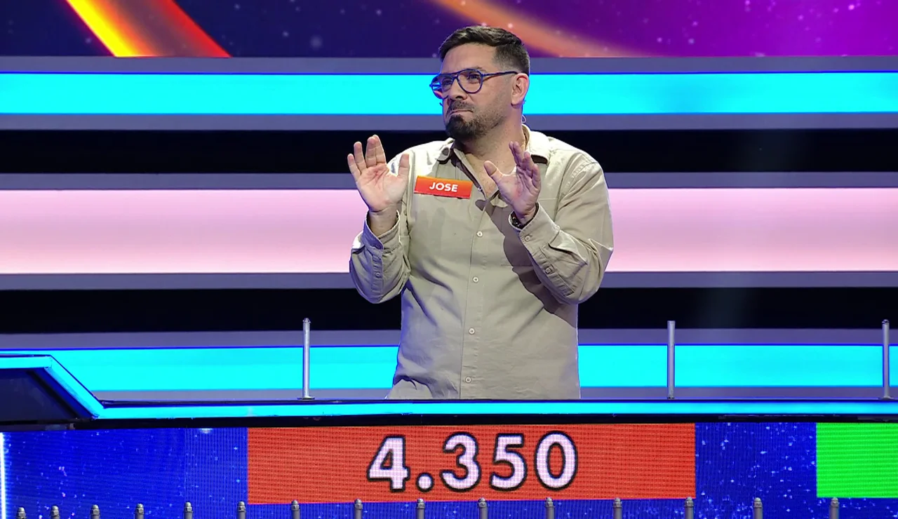 Jose en La ruleta de la suerte noche