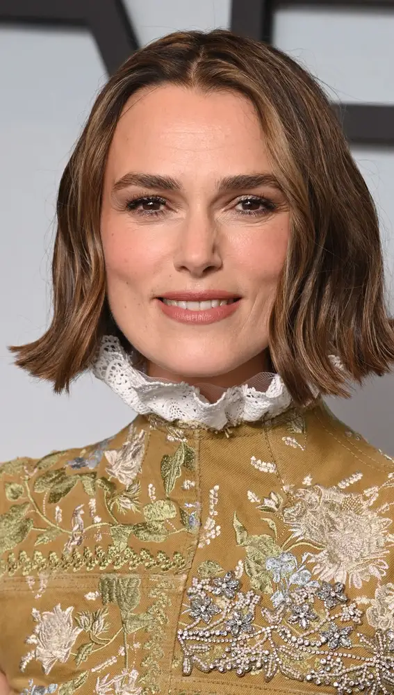 Keira Knightley con un corte flippy bob Keira Knightley con un corte flippy bob
