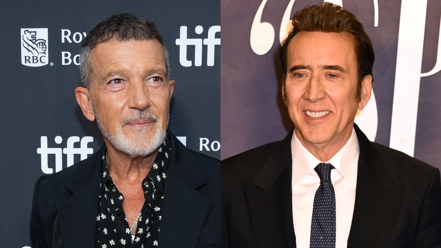 Antonio Banderas y Nicolas Cage Antonio Banderas y Nicolas Cage