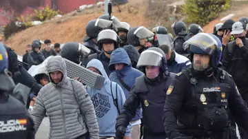 Imagen de un traslado de migrantes este domingo 18 de octubre Imagen de un traslado de migrantes este domingo 18 de octubre