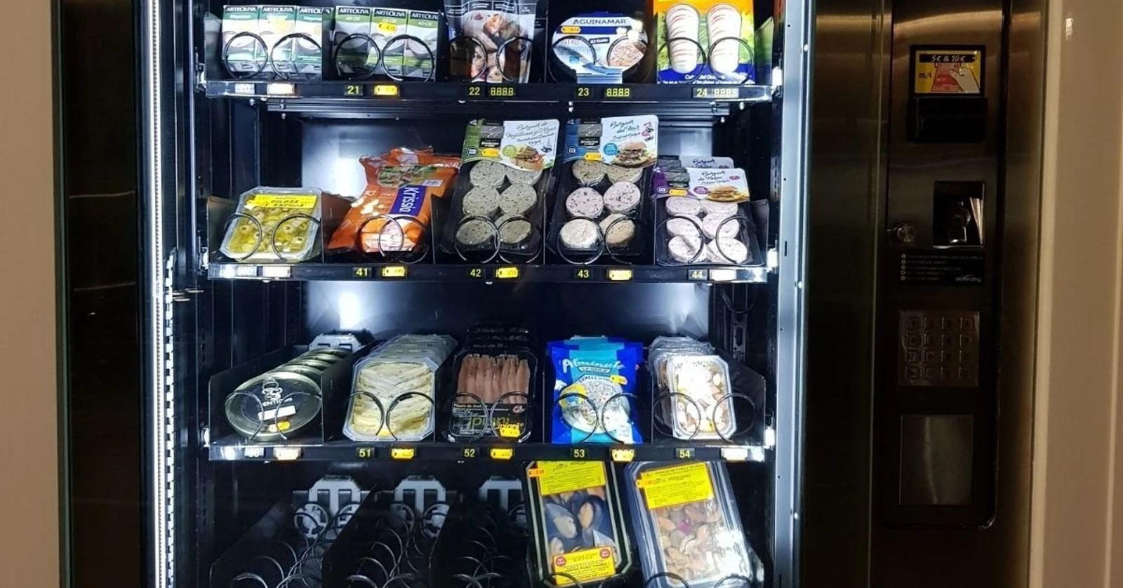 Vendling Las máquinas de vending se reinventan: langostinos a las puertas del ...