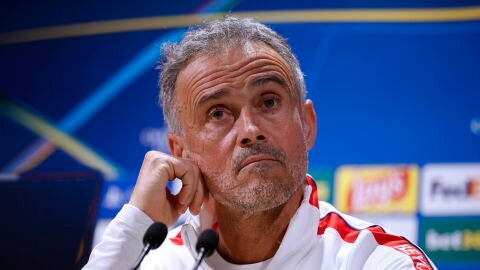 Luis Enrique, en rueda de prensa