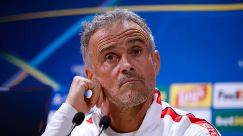 Luis Enrique, en rueda de prensa Luis Enrique, en rueda de prensa