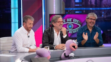 Florentino Fern&aacute;ndez y Pepe Navarro en El Hormiguero
