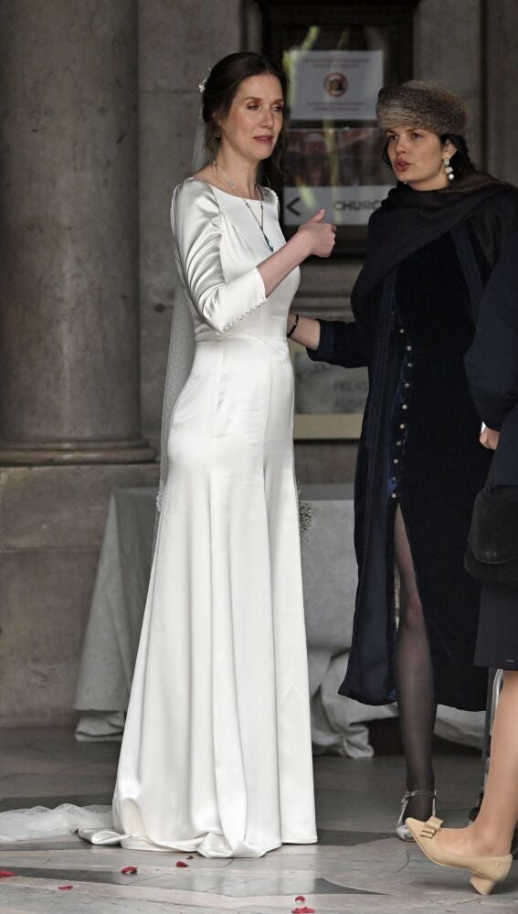 Leopoldina de Liechtenstein en su boda