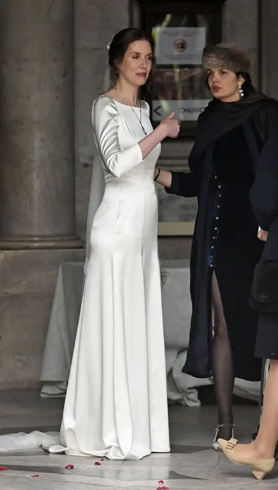 Leopoldina de Liechtenstein en su boda Leopoldina de Liechtenstein en su boda