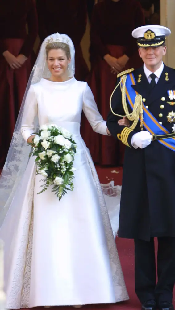 Máxima de Holanda en su boda Máxima de Holanda en su boda