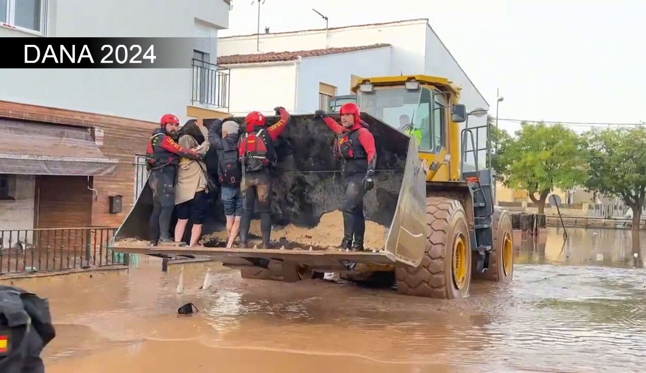 Rescates en la DANA en Valencia en 2024