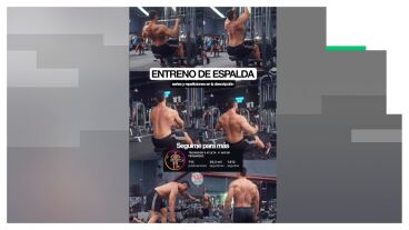 Un ejercicio de gimnasio publicado en redes sociales