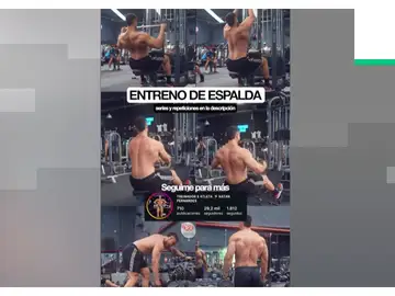 Un ejercicio de gimnasio publicado en redes sociales Un ejercicio de gimnasio publicado en redes sociales