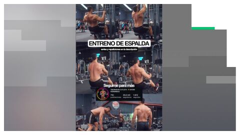 Un ejercicio de gimnasio publicado en redes sociales