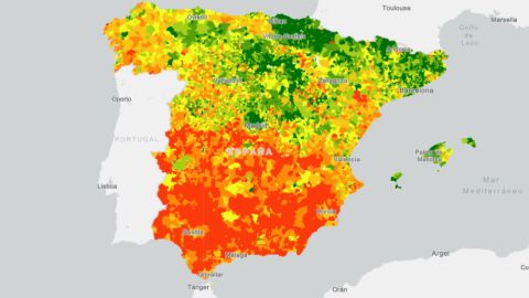 Mapa de la renta en Espa&ntilde;a