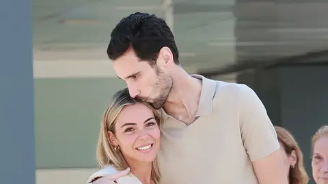 Alba Silva y Sergio Rico en una imagen de archivo Alba Silva y Sergio Rico en una imagen de archivo