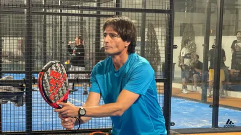 El jugador y entrenador de pádel Gustavo Oliva El jugador y entrenador de pádel Gustavo Oliva