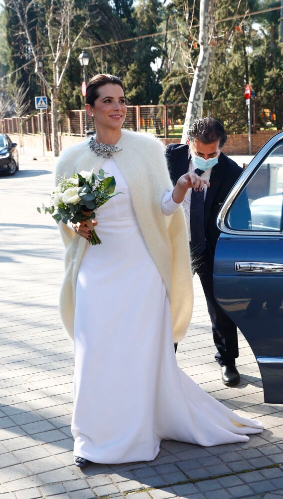 Eugenia González-Serna en su boda