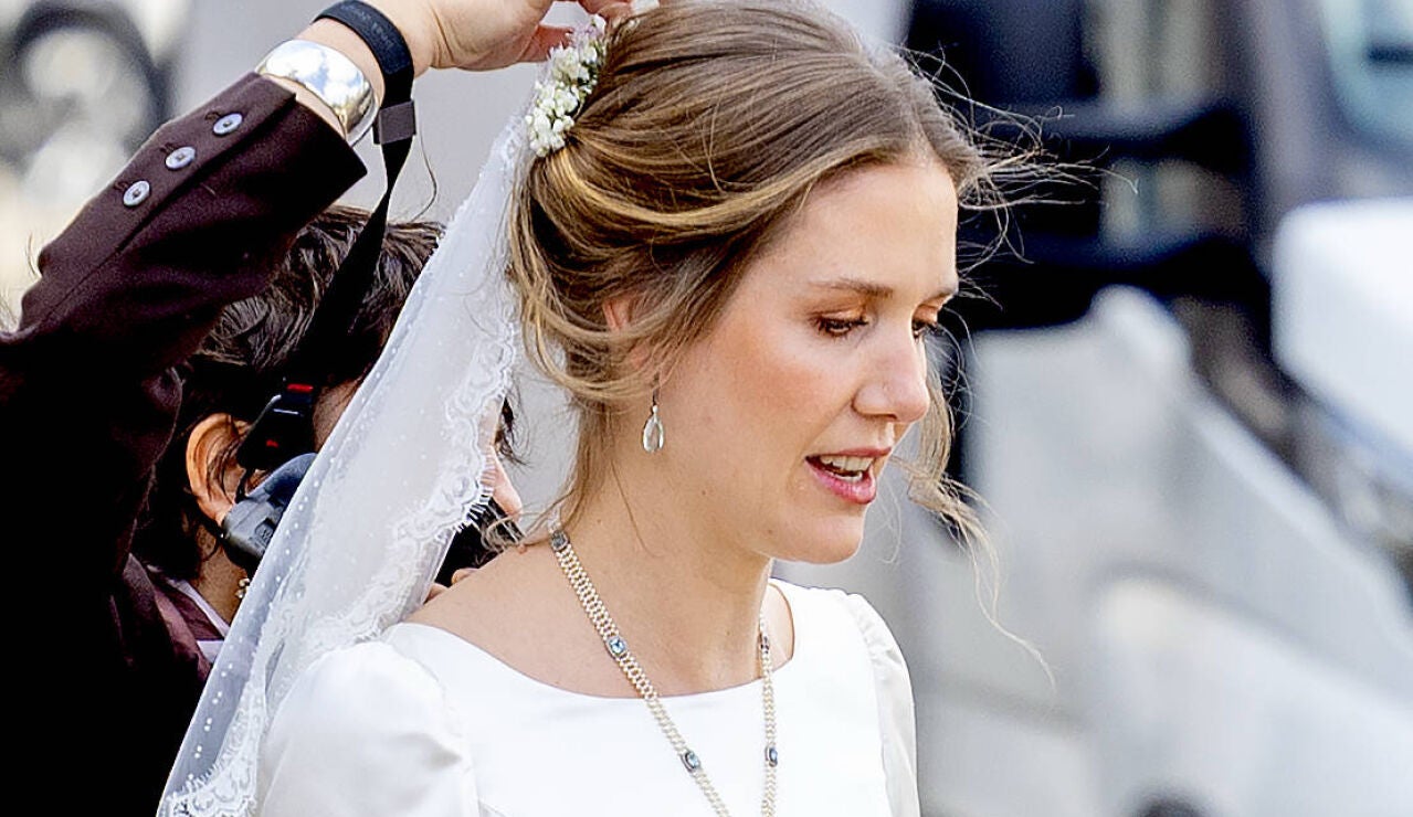 Leopoldina de Liechtenstein en su boda