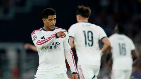 Jude Bellingham celebra un gol con el Real Madrid
