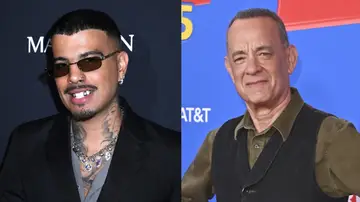 Rauw Alejandro y Tom Hanks Rauw Alejandro y Tom Hanks