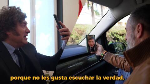 Videollamada entre Milei y Santiago Abascal