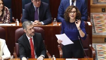 Ayuso dice que no se va a callar ante quien se manifiesta de forma "fascista" aunque tenga que ir "escoltada por UIP"