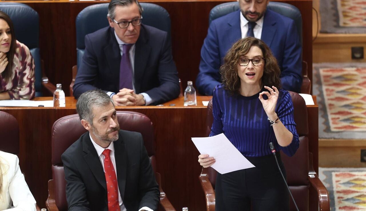 Ayuso dice que no se va a callar ante quien se manifiesta de forma "fascista" aunque tenga que ir "escoltada por UIP"