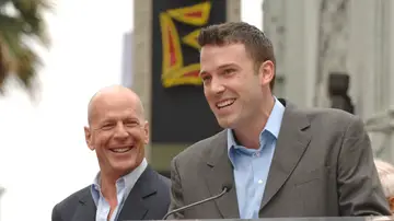 Bruce Willis y Ben Affleck Bruce Willis y Ben Affleck