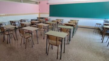 Aula de colegio, imagen de archivo
