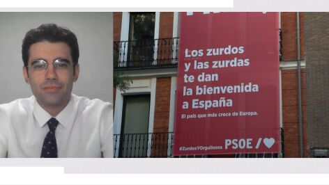 Javier Mart&iacute;n, polit&oacute;logo 