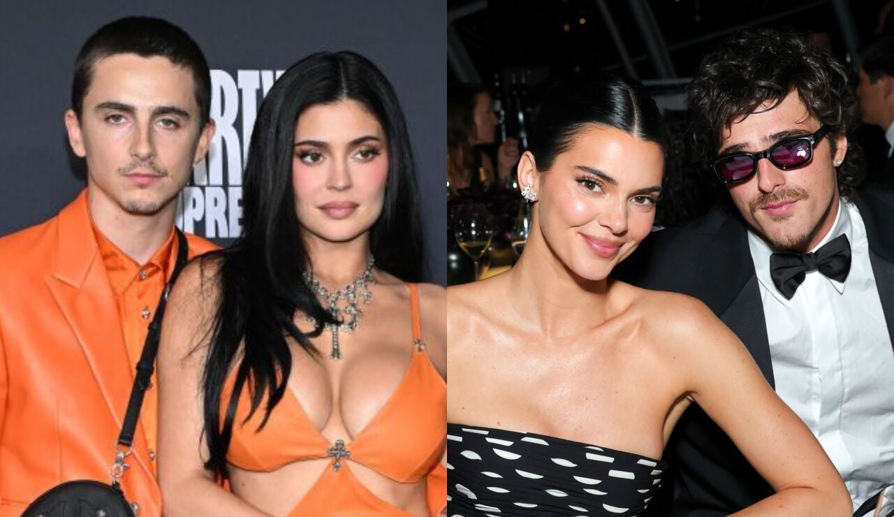 Timoth&eacute;e Chalamet, Kylie Jenner, Kendall Jenner y Jacob Elordi