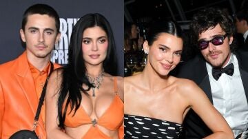 Timoth&eacute;e Chalamet, Kylie Jenner, Kendall Jenner y Jacob Elordi