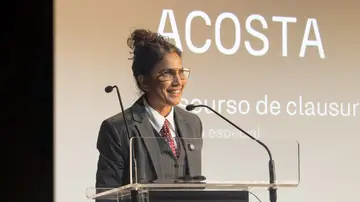 Toni Acosta en el acto de apertura del máster de The Core School Toni Acosta en el acto de apertura del máster de The Core School