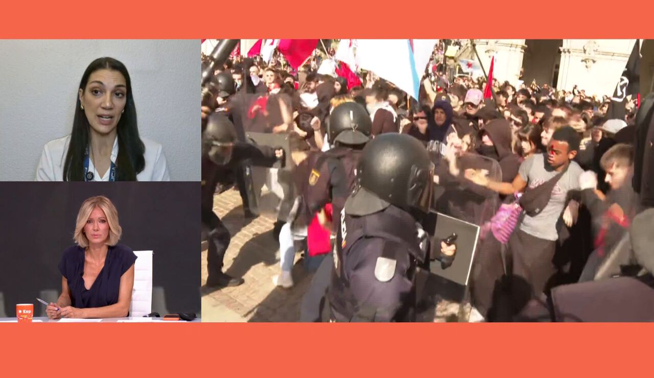 Ana Alarc&oacute;n sobre las protestas en Galicia