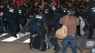 Cargas policiales en A Coru&ntilde;a