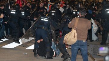 Cargas policiales en A Coru&ntilde;a
