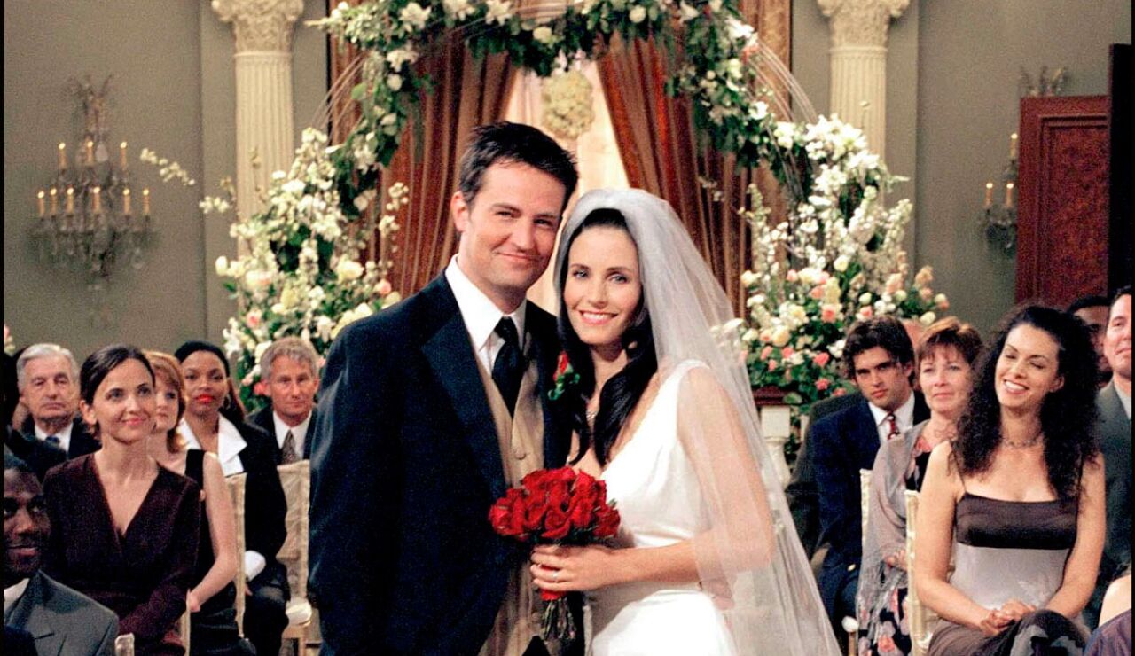 Boda de Chandler y Monica en Friends