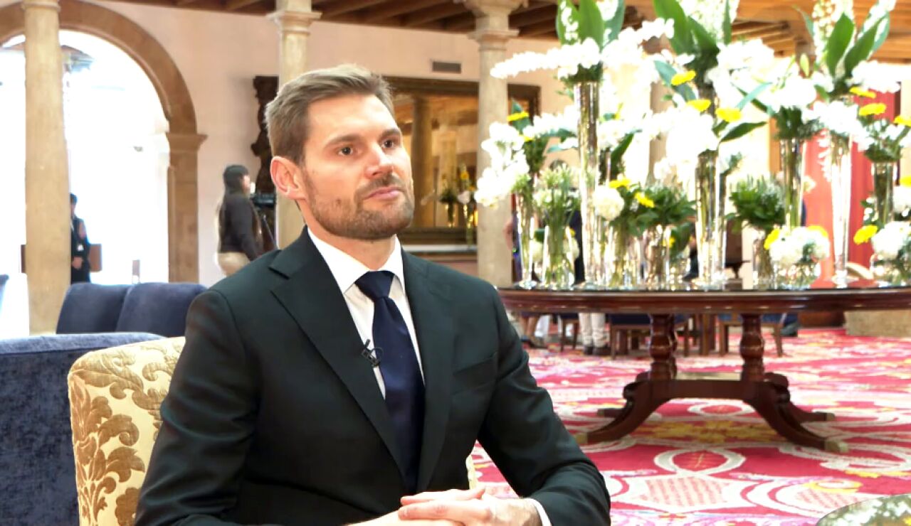  Nils Kristen Sandtr&oslash;en, ministro de Agricultura de Noruega