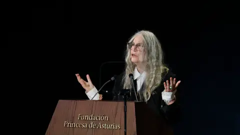 Patti Smith, durante la ceremonia de entrega de los Premios Princesa de Asturias 2026 Patti Smith, durante la ceremonia de entrega de los Premios Princesa de Asturias 2026