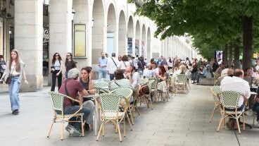 Imagen de una terraza en Zaragoza