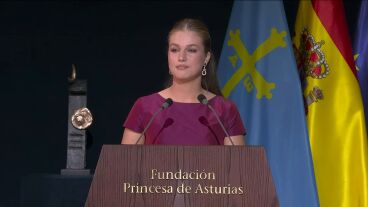 Leonor, en los Premios Princesa de Asturias: "Perseguir la autenticidad frente a lo virtual"