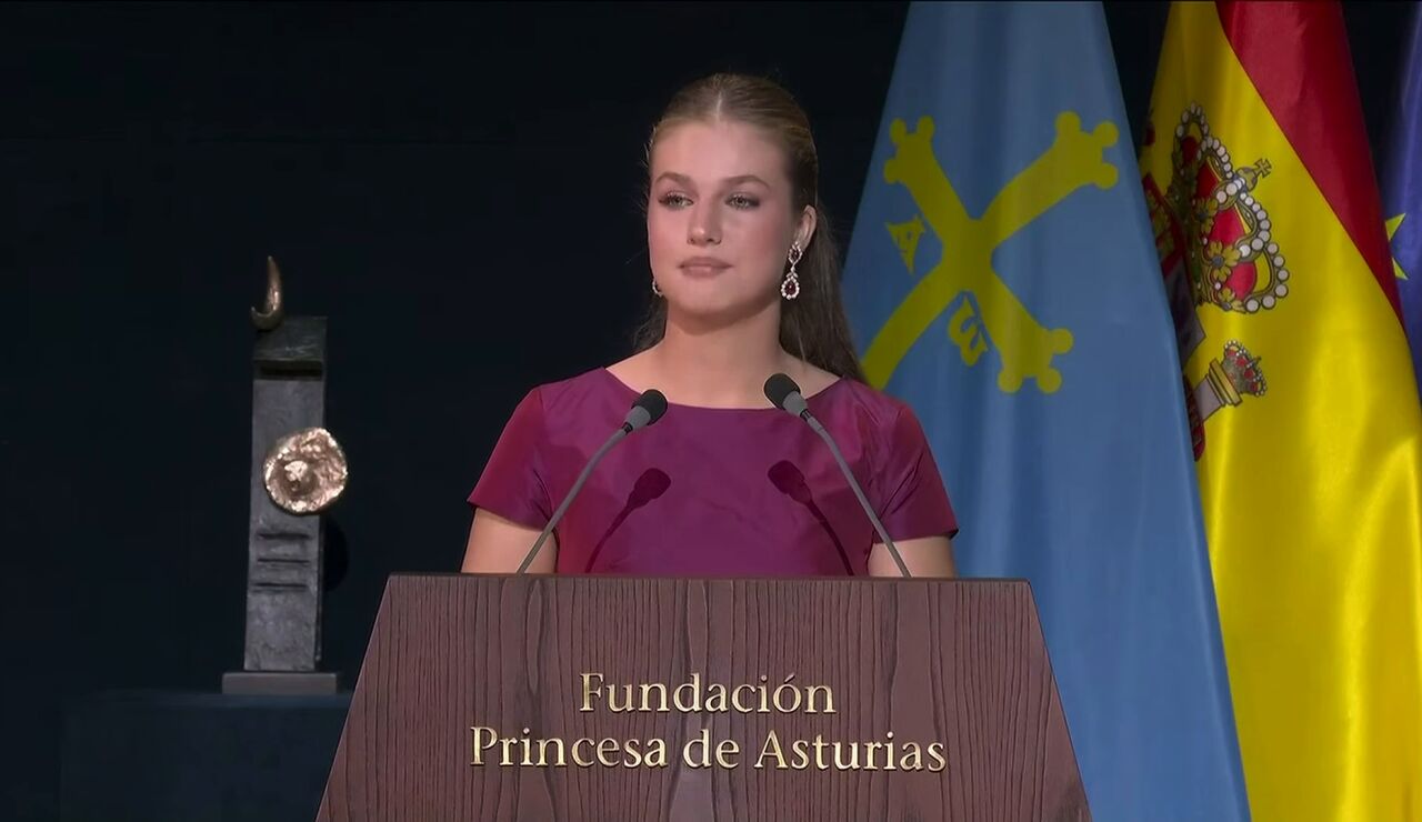 Leonor, en los Premios Princesa de Asturias: "Perseguir la autenticidad frente a lo virtual"