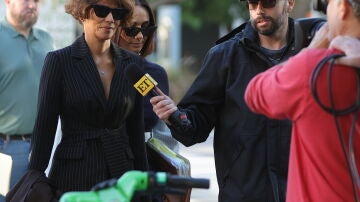 Halle Berry acudiendo al juicio por la custodia de su hijo con Olivier Martinez, Maceo
