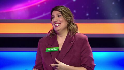 Teresa en La ruleta de la suerte noche