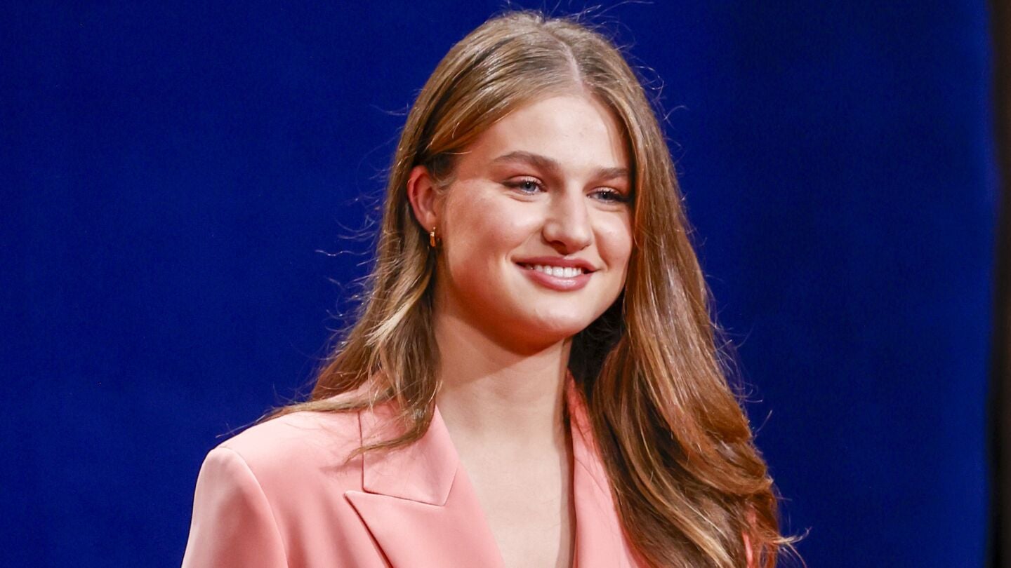 La princesa Leonor durante el recibimiento a los galardonados de los Premios Princesa de Asturias 2026